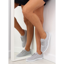 Šedé Dámské šedé tenisky LA10P Šedé šedá 1