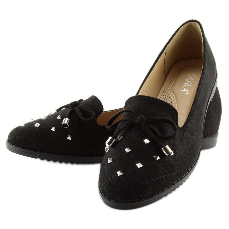 Černé mokasíny lordsy 2568 Black černý 2