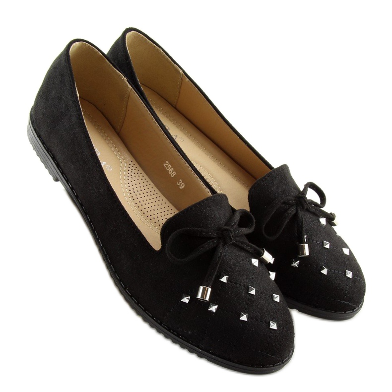 Černé mokasíny lordsy 2568 Black černý 1