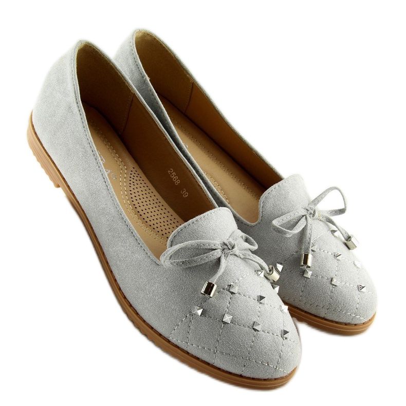Šedá Loafers lordsy grey 2568 šedá 1 Šedá Loafers lordsy grey 2568 šedá 1