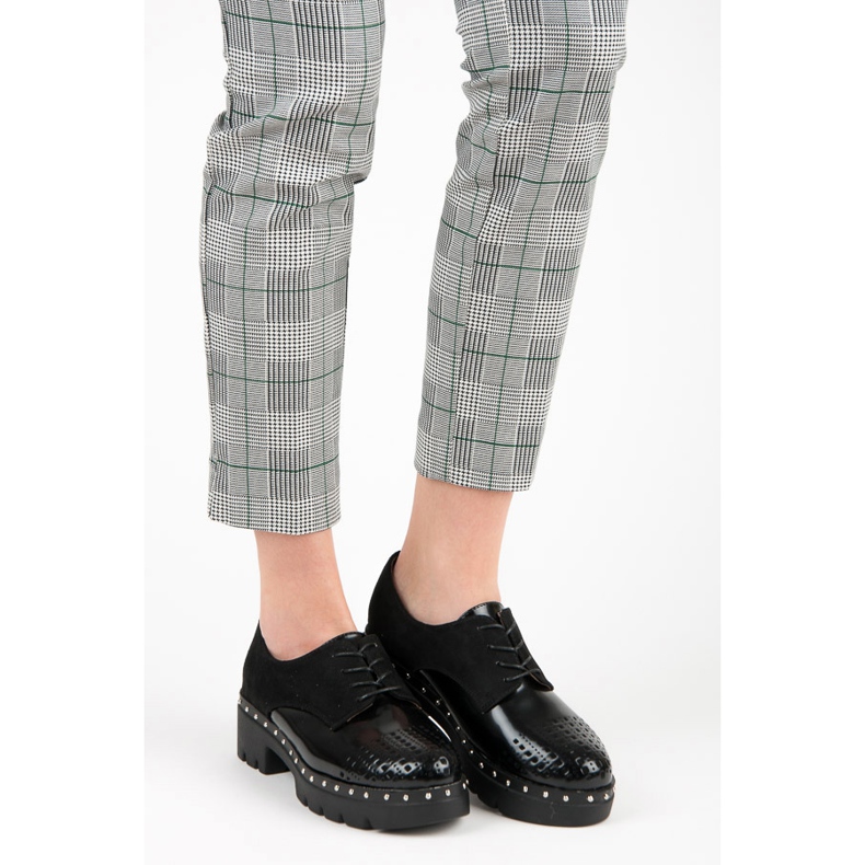 Kylie Rockové černé boty černá 1