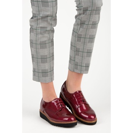 Kylie Vínové lakované boty červený 1