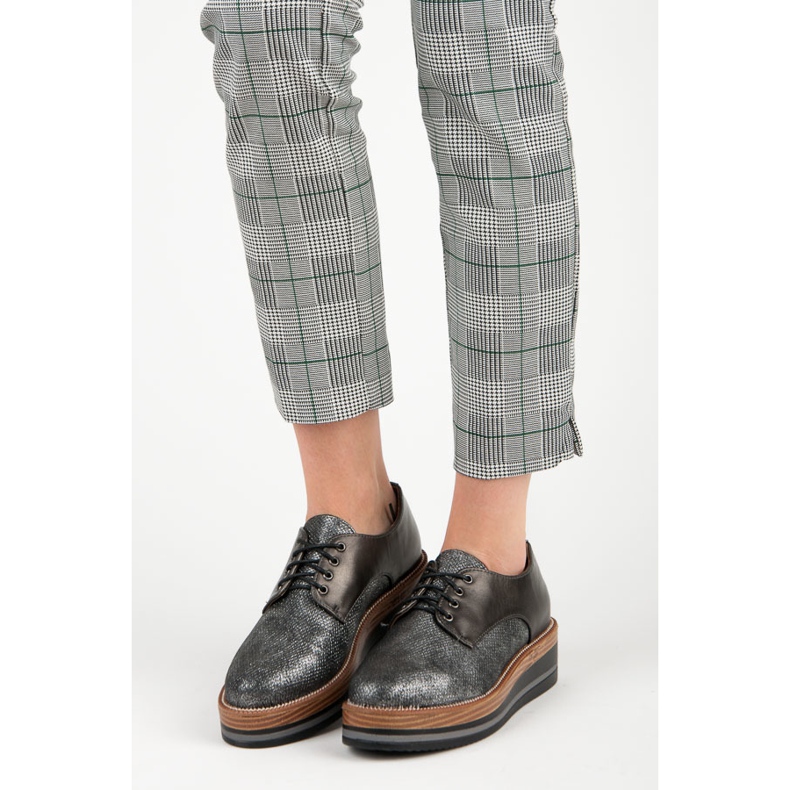 Kylie Stylové boty na klínku šedá 1