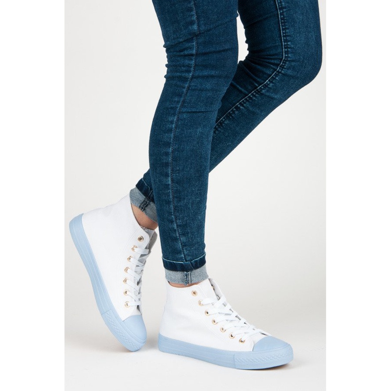 Coura Tenisky přes kotník bílý 2