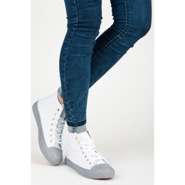 Coura Tenisky přes kotník bílý 2