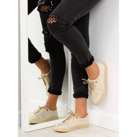 Zlaté dámské tenisky MB102 Gold zlatý 1