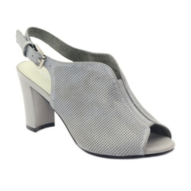 Sandály na postu Sergio Leone 812 šedá 1