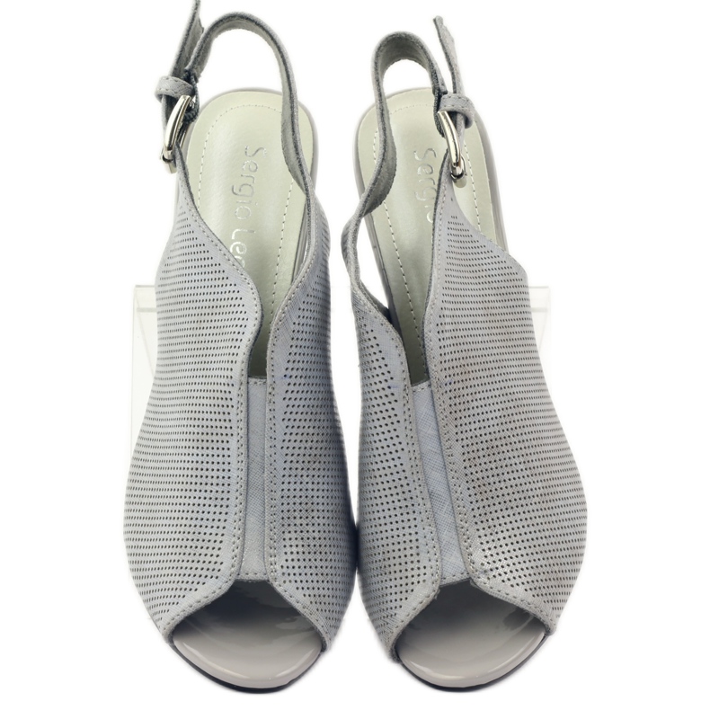 Sandály na postu Sergio Leone 812 šedá 4