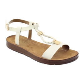 Filippo Dámské sandály wz 104 bílé žlutá bílý 1 Filippo Dámské sandály wz 104 bílé žlutá bílý 1