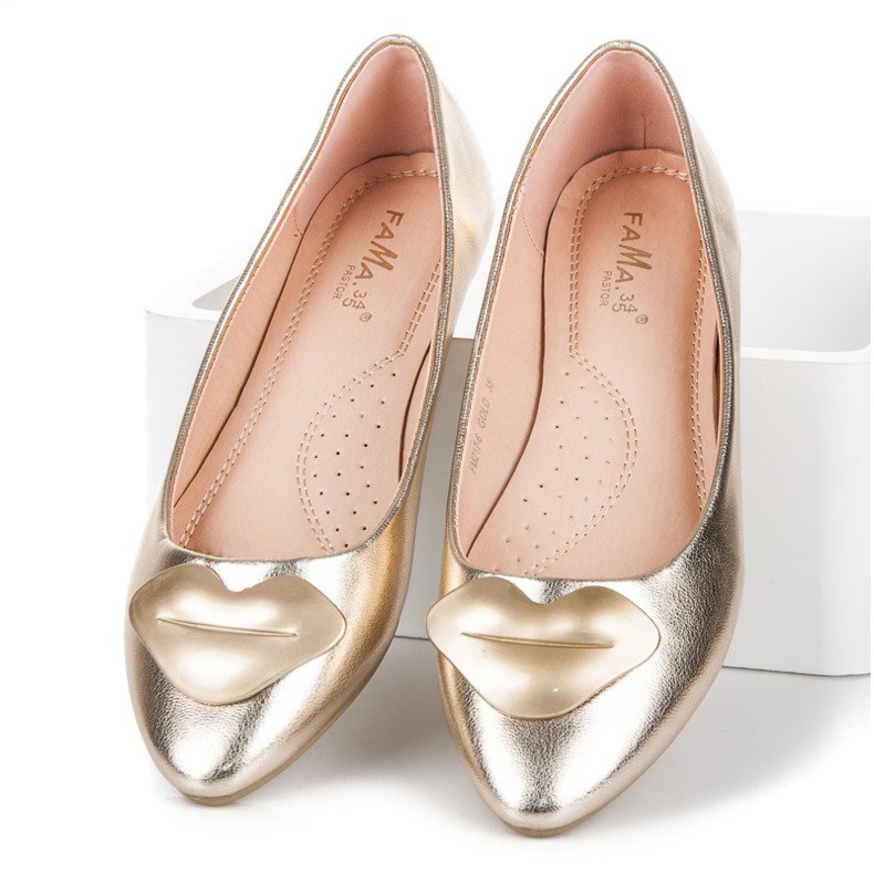 Fama Balerína polibky žluť 2