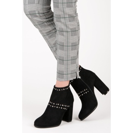 Seastar Semišové kotníkové boty na sloupku M275 černá 2