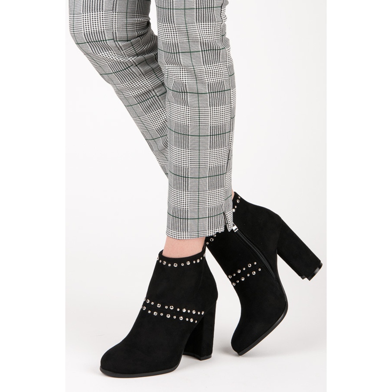 Seastar Semišové kotníkové boty na sloupku M275 černá 2