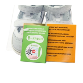 Dívčí sandály Bartek 81798 bílé bílý 5 Dívčí sandály Bartek 81798 bílé bílý 5