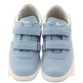 American Club Sportovní bota, modrá kožená stélka pro suchý zip modrý 4