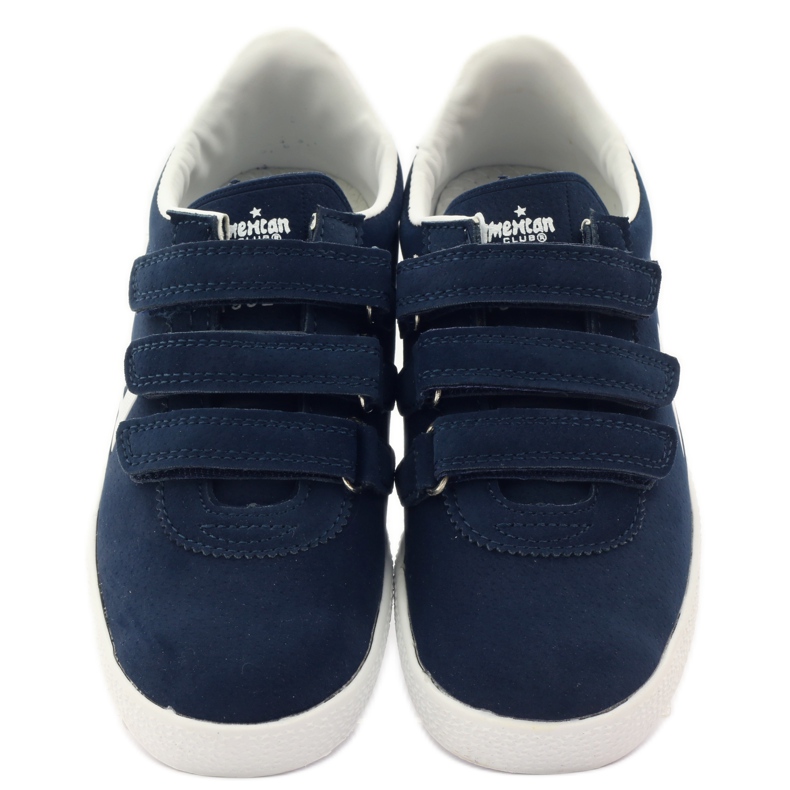 American Club Sportovní vložka z americké kůže námořnická modrá bílý 4