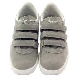 American Club Sportovní vložka z americké kůže šedá bílý 4