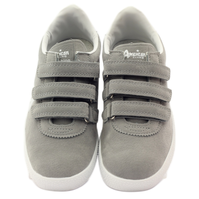 American Club Sportovní vložka z americké kůže šedá bílý 4