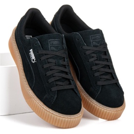 Puma Suede Platform Jewel Jr černý 1