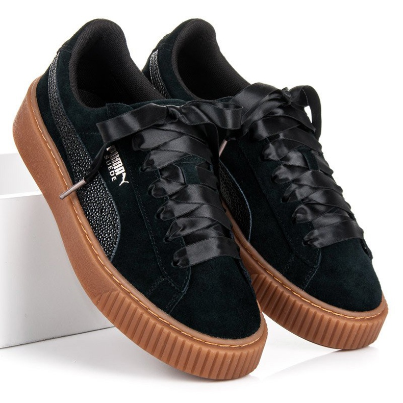 Puma Suede Platform Bubble WN`S černý 1