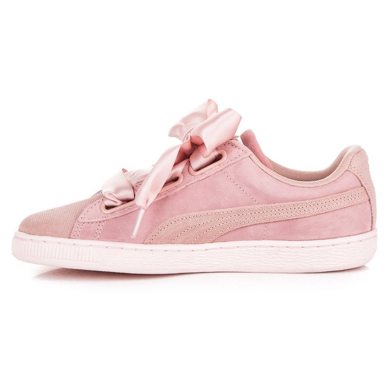 Puma Suede Heart Pebble WN`S růžový 1