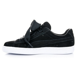 Puma Suede Heart Valentine Jr černý 1