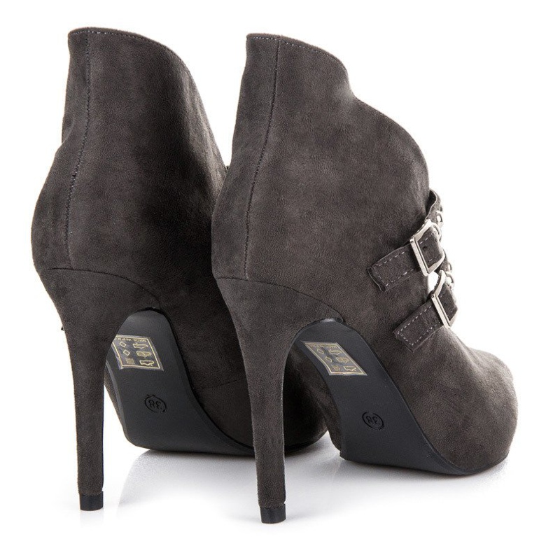 Cm Paris Jarní špičaté boty šedá 1