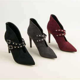 Cm Paris Jarní špičaté boty černá 1