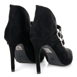 Cm Paris Jarní špičaté boty černá 2