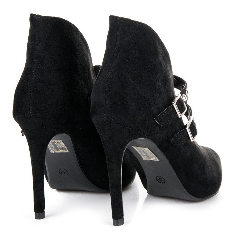 Cm Paris Jarní špičaté boty černá 2