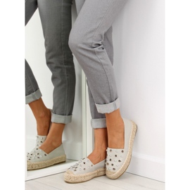 Šedé espadrilky pro ženy 7680 Grey šedá 1