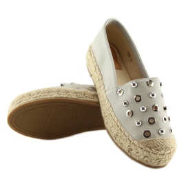 Šedé espadrilky pro ženy 7680 Grey šedá 2