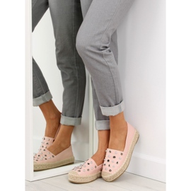 Růžové espadrilky pro ženy 7680 Pink růžový 1