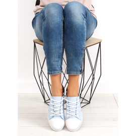 Modré dámské tenisky FG-2767 Blue modrý 2