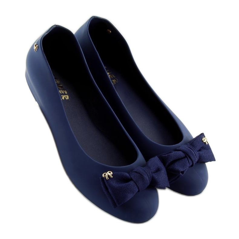 Baleríny meliski navy blue KM58 navy námořnická modř 2
