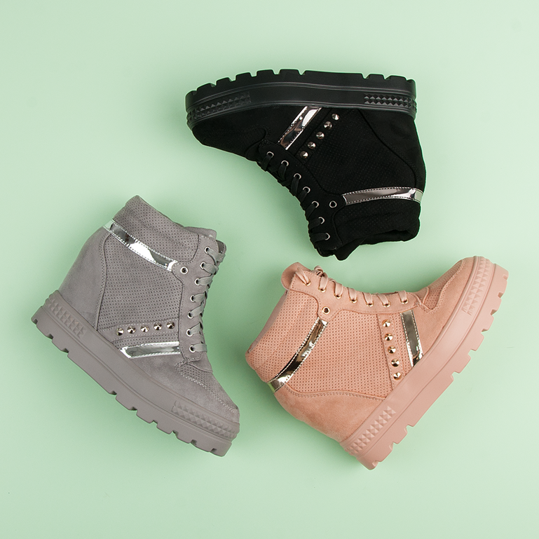 Bestelle Tenisky na platformě černá 1