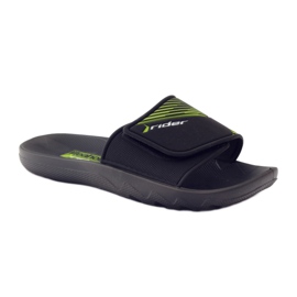 Volnočasové bazénové pantofle Rider 82326 černý zelený 1