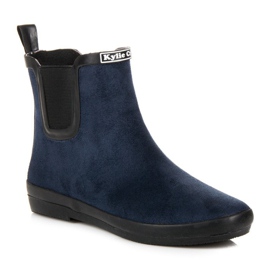 Kylie Dámské semišové galoše námořnická modrá 1 Kylie Dámské semišové galoše námořnická modrá 1