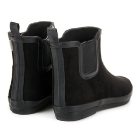 Kylie Dámské semišové galoše černá 1