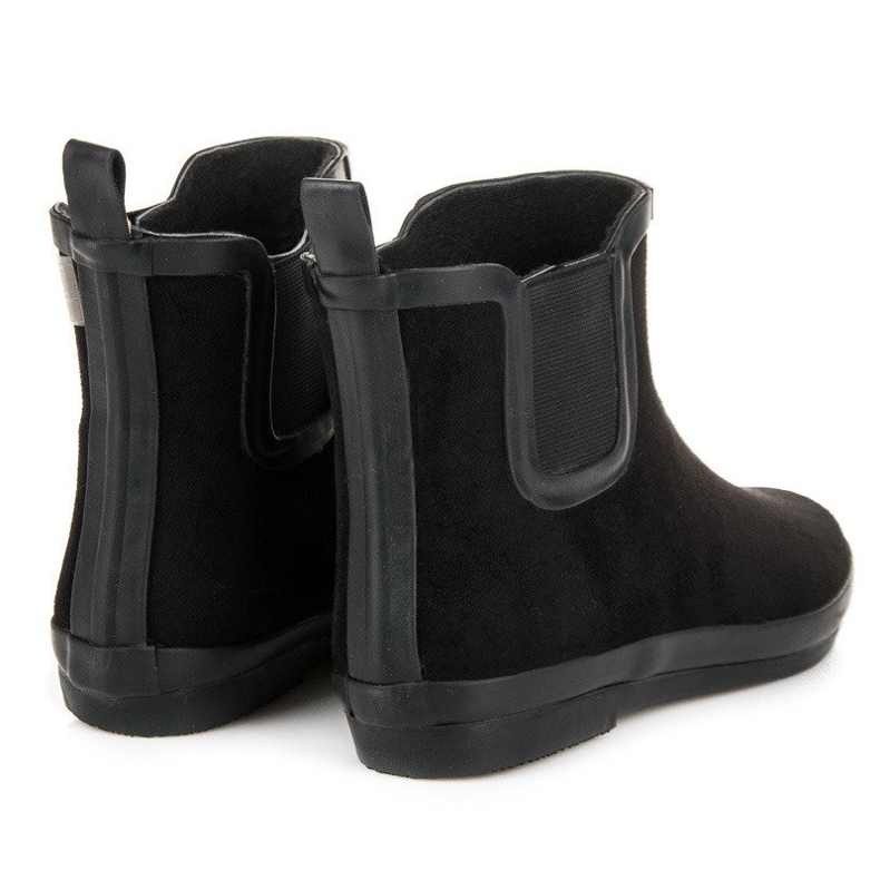 Kylie Dámské semišové galoše černá 1