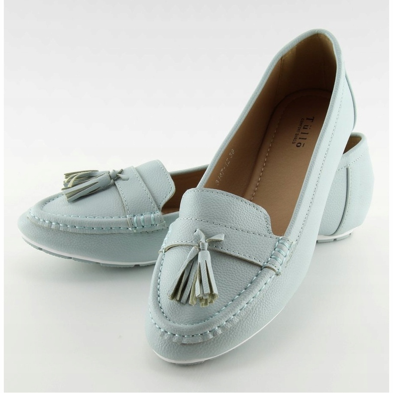 Modré mokasíny pro ženy 3147 L. Modré modrý 1