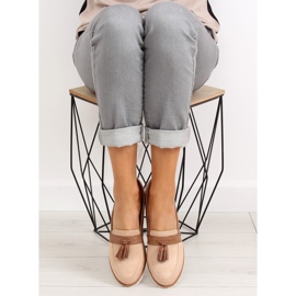 Dámské béžové mokasíny 9167 Beige béžový 2