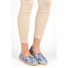 Seastar Espadrilky v boho stylu modrý růžový 6