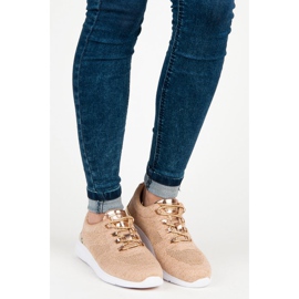 American Club americké tenisky hnědý žlutá 1 American Club americké tenisky hnědý žlutá 1