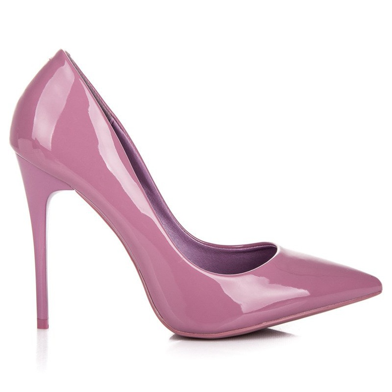Vices Fialové vysoké podpatky svěráky fialový 1