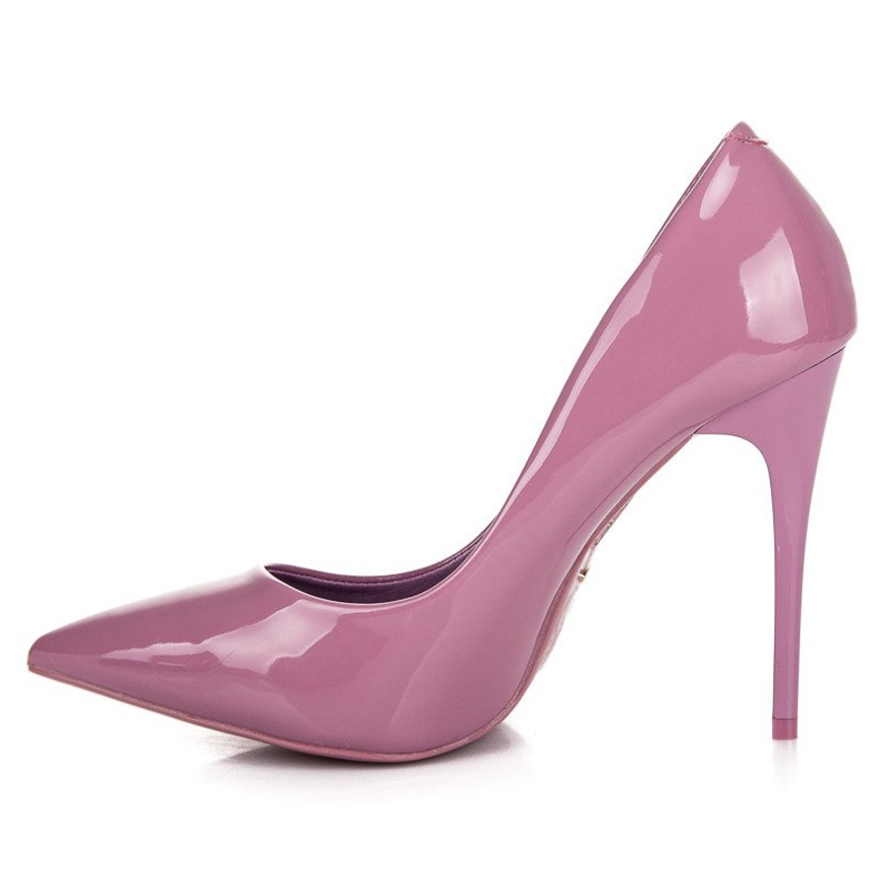 Vices Fialové vysoké podpatky svěráky fialový 2