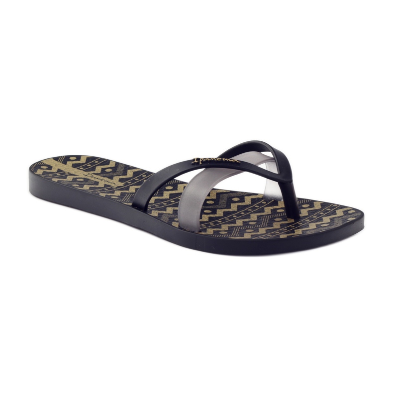 Dámské pantofle Ipanema 82289 pro volný čas černý žluť 1