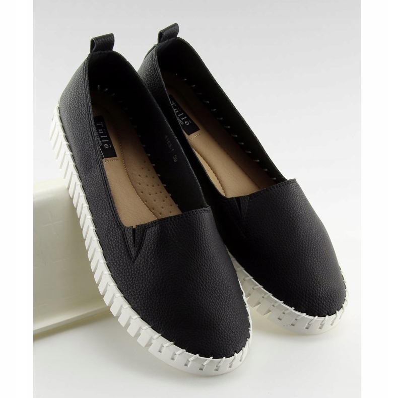 Černé tenisky nazouvací super pohodlné 4163 Black černá 1