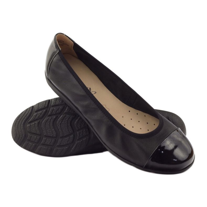 Caprice pohodlné dámské baleríny 9-22152-28 černá s Onair 3