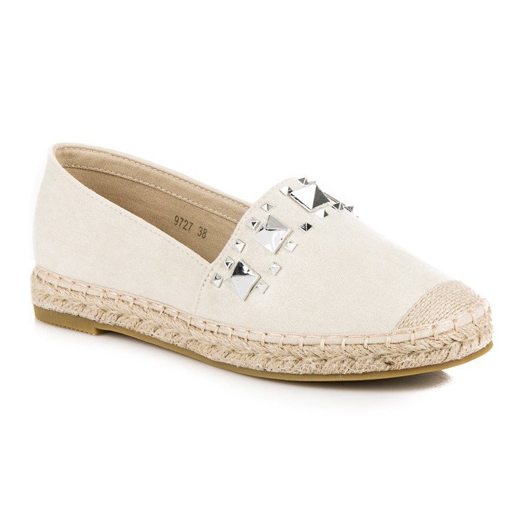 Coura Béžové espadrilky žluť 1