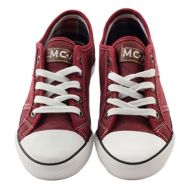 Mcarthur 01-BG vínové polotenisky vícebarevný hnědý bílý 5